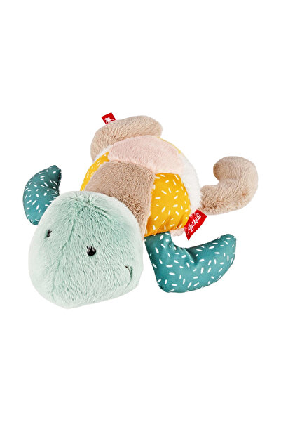 Sigikid Primul broască țestoasă de pluș moale, jucărie mascotă tip patchwork ...