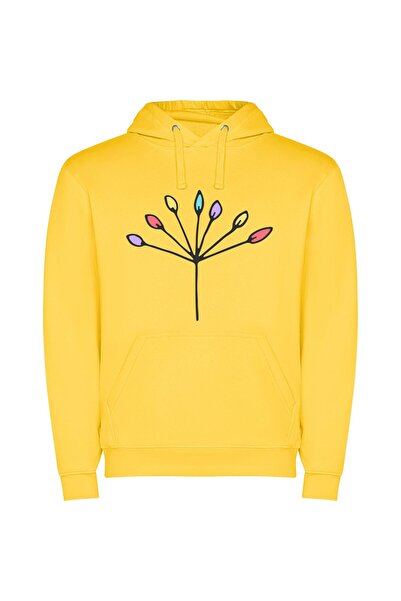 iLovePrints Blooming Kaleidoscope: Floral Illustration Φούτερ με κουκούλα σε ...