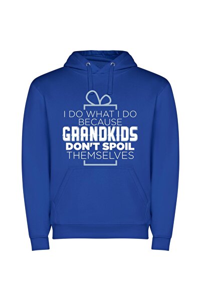 iLovePrints Grand Kids' Gift Box Φούτερ με κουκούλα σε χρώμα Μπλε