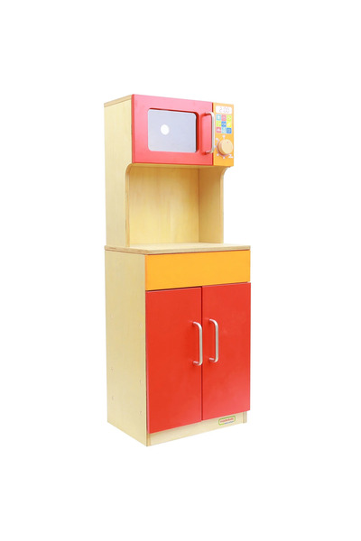 Masterkidz Dulap de bucătărie din lemn cu rafturi și locaș pentru cuptorul cu...