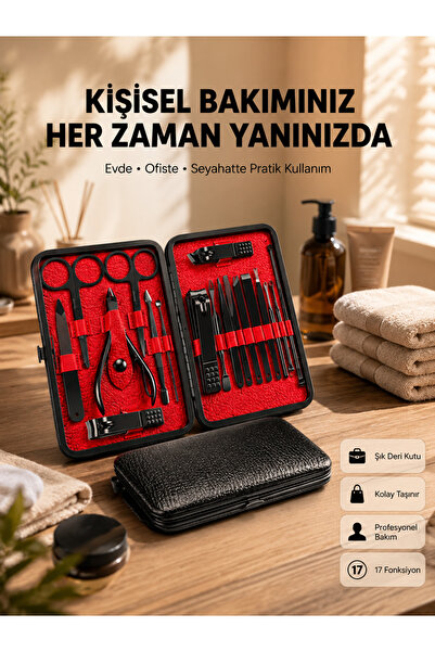izbul Professional Stainless Steel Manicure & Pedicure Set New Generation