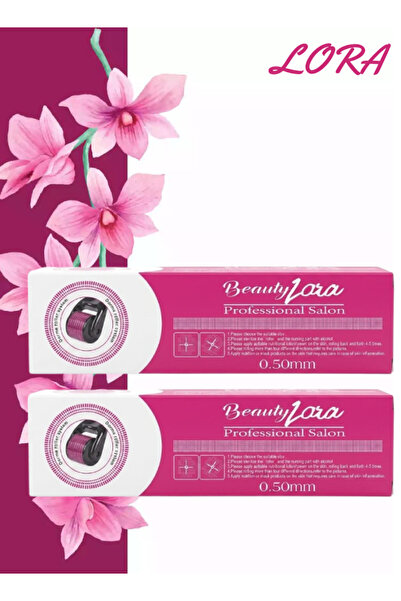 Lora 2 Pieces Beauty Professional Salon Derma Roller 0.50mm