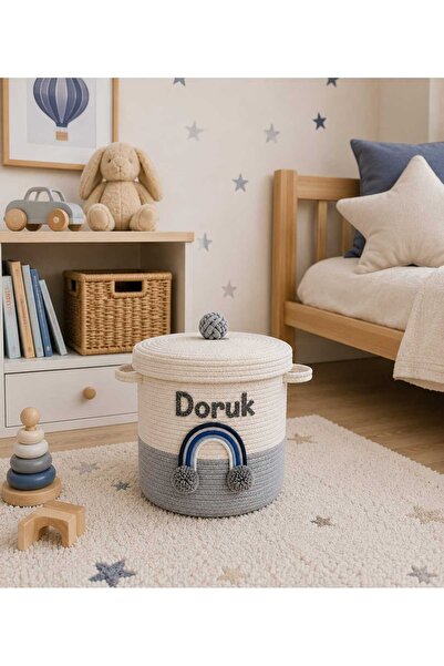 Secem Boutique isimli kişiselleştirilmiş oyuncak çamaşır sepeti
