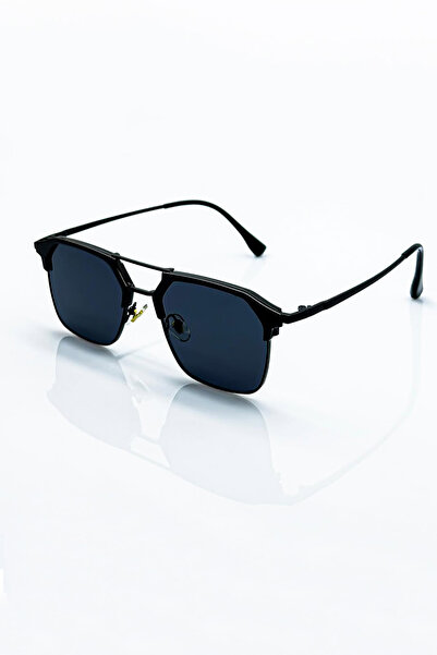 Roger Bacon Black Men's Sunglasses Uv400 Protection