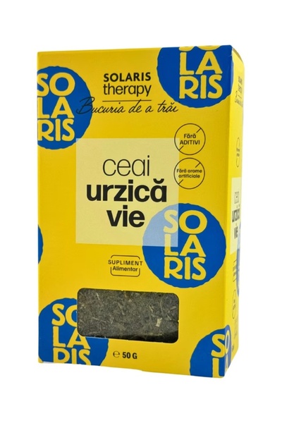 SOLARIS Чай от коприва, 50гр, за чайник, вкус: коприва