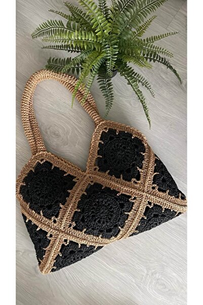 ARTTMACRAME حقيبة نسائية محبوكة يدويًا