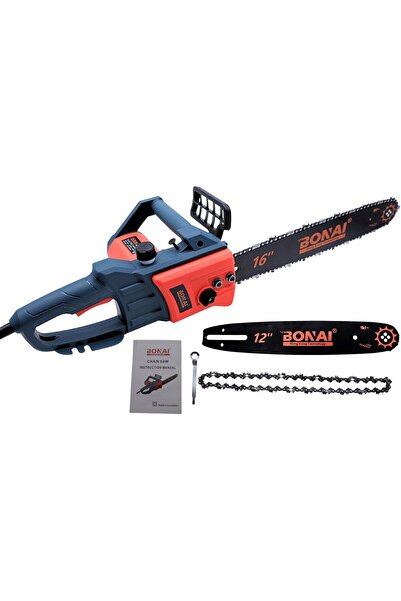 Bonai Electric Chain Saw 1500-2500W 16 Inch & 12 Inch 2-in-1 Corded Wood Cutt...