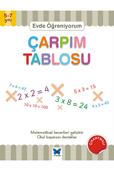Mavi Kelebek Yayınları Home Learning - Multiplication Table