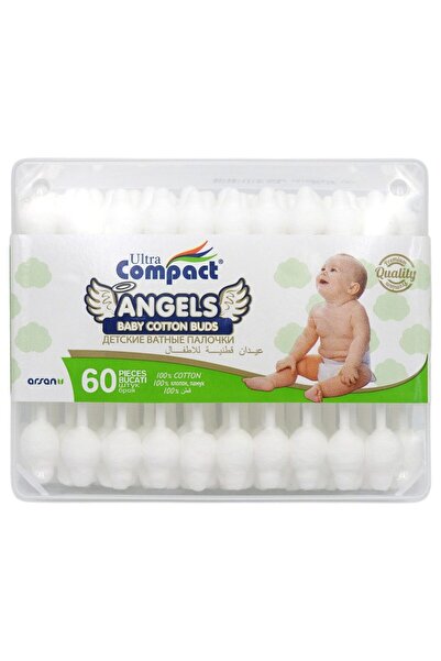 Ultra Compact Swabs, Ultra Compact, Baby Angels Ears 60 pcs