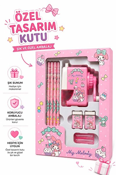 PeriMila Sevimli Pembe Kırtasiye Okul Seti Hediye Seti