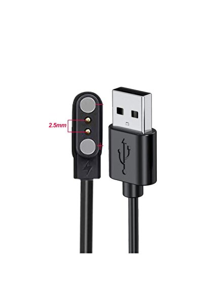 Choice كابل شحن مغناطيسي عالمي 2pin-2.5mm، شاحن USB، خط طاقة، كابل شحن للساعا...