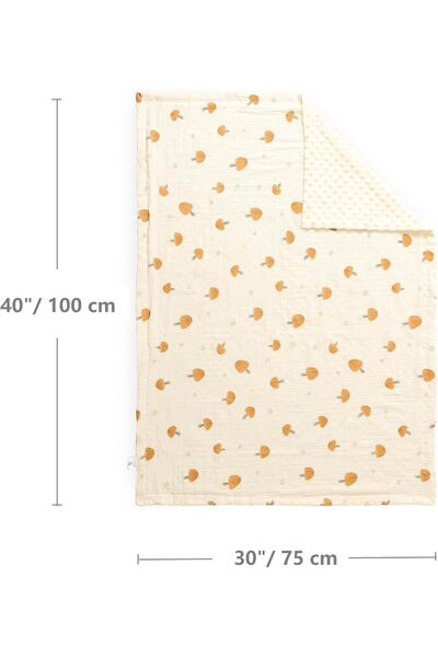 CREVENT 76X102CM Cute Plush Cozy and Warm Fleece Baby Blanket for Girls Infan...