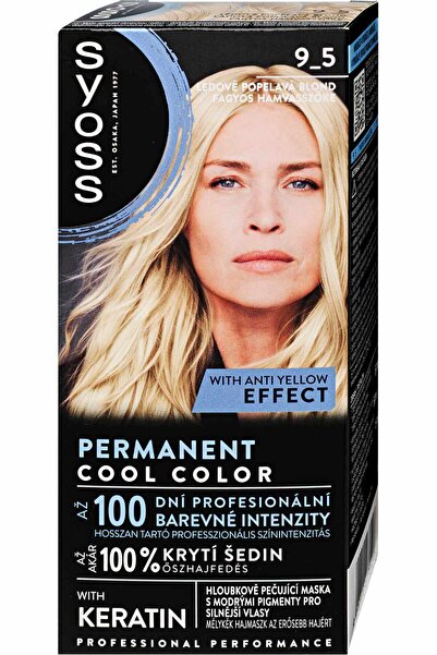 OEM Vopsea de păr permanentă 9-5 Blond Perlat Rece, 1 buc