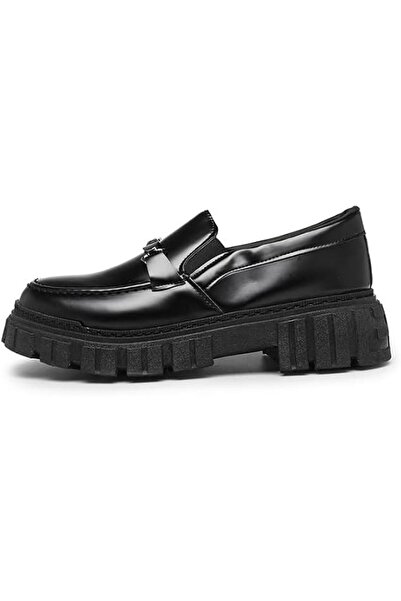 Generic أحذية رجالية جلدية سوداء كاجوال أصلية من ماركة NIAN، أحذية لوفر سهلة ...