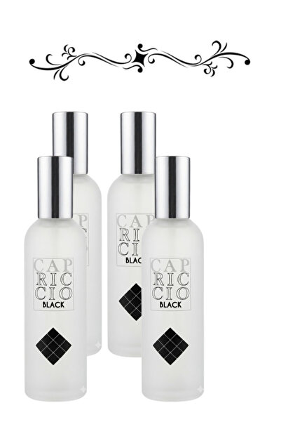 Capriccio 4 قطع عطر أسود 100 مل