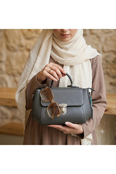 valentina victoria Valvi̇c Genuine Leather Classic Women's Bag with 2 Handles