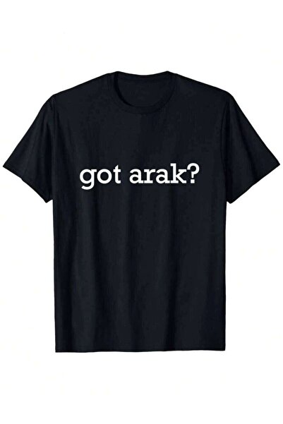 25W تي شيرت Got Arak Drink Funny Arab Humor Loose Style جديد للجنسين بأكمام ق...