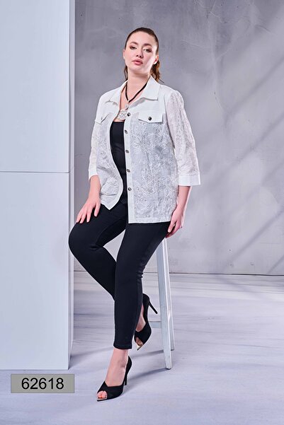 DE WHITES TAŞ İŞLEMELİ CEKET 62618