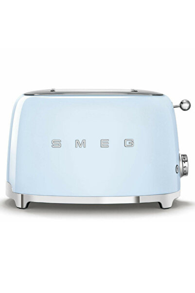 SMEG Prăjitor de pâine stil anii '50 TSF01PBEU, 950 W, 2 felii, 6 setări, Tav...
