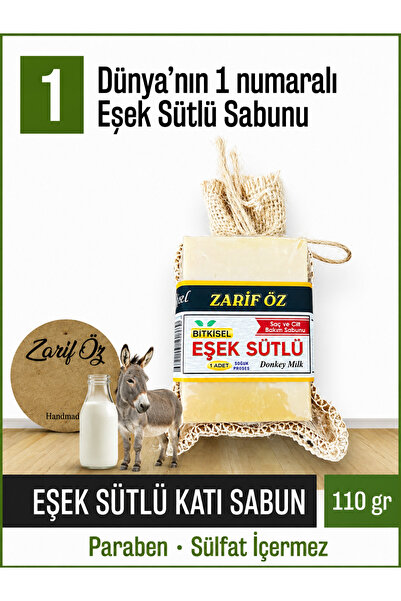 EŞEK SÜTLÜ SABUN 1x110 gr doğal el yapımı soğuk proses üretim