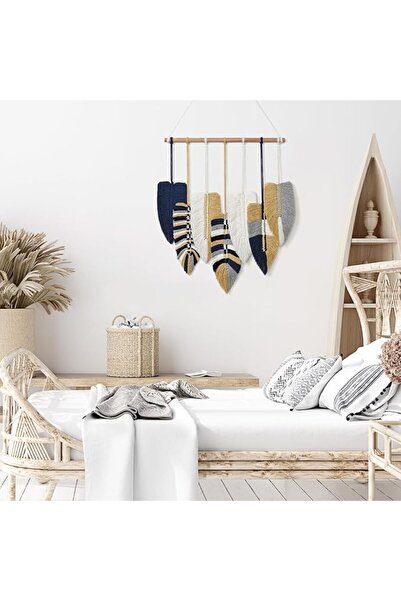 GENERAL Betylifoy Macrame Wall Hanging Macrame Leaf Wall Hangings Woven Tapes...
