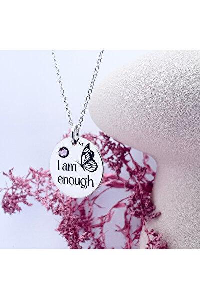 Personally ME Sunt suficientă - Colier personalizat din argint pentru femei c...
