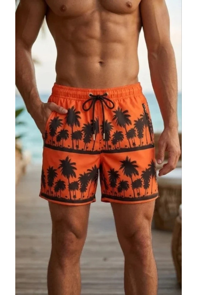 Beruflic Men's Swim Shorts with Zipper Pockets and Mesh Lining, Quick Drying,...