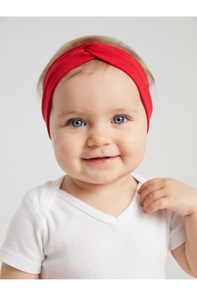 Babygiz ربطة شعر قطنية ممشطة ناعمة ومرنة للأطفال والرضع لا تترك أثراً