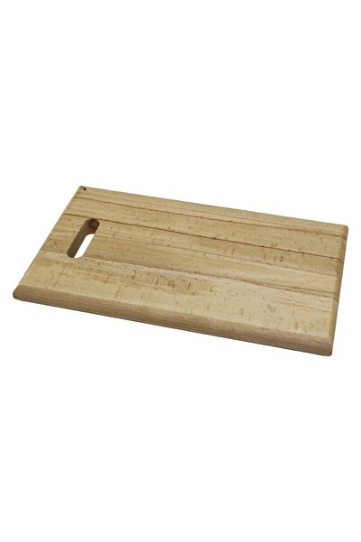 OSKA GLOBAL 25X40Cm Thickness=2.5Cm Wooden Cutting Board - Meat Board with Ha...