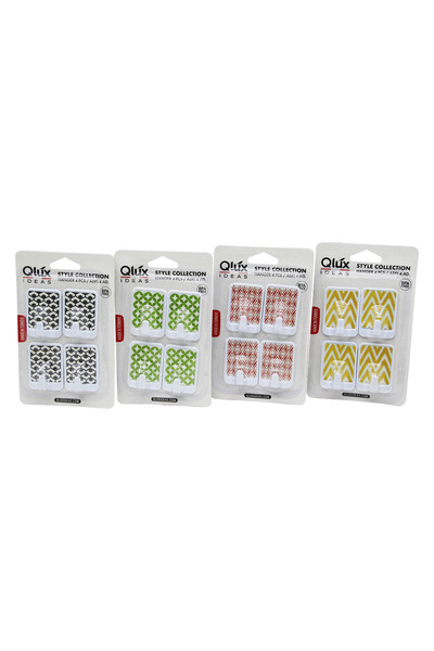 OSKA GLOBAL Mirage 4 Piece Square Adhesive Hanger