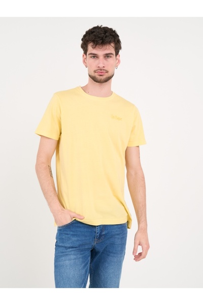 Lee Cooper - Tricou barbat cu maneca scurta de culoare uniforma