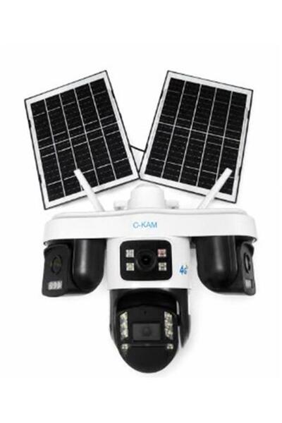 O-KAM OKam OK-S-337 Premium AOV 4G 4 Lens Solar Ptz Kamera
