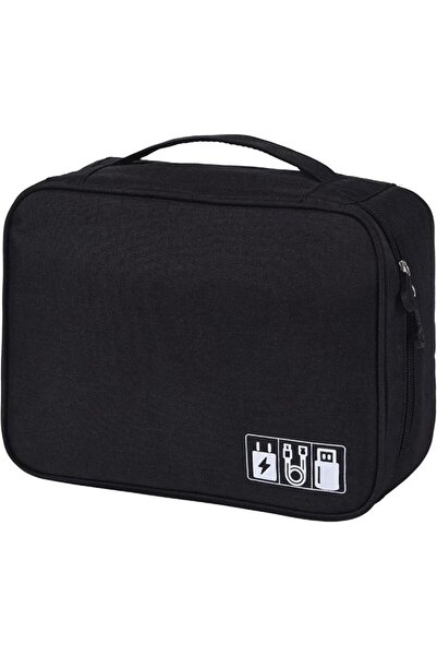 STARSTAR Cable Organizer Bag - Cable and Accessory Storage Bag - Black
