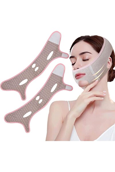 STARSTAR 2-pack facial lifting mask/sleeping bandage, chin skin tightening ba...