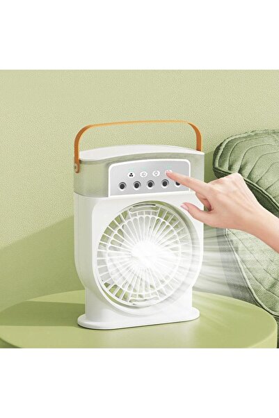 STARSTAR Mini Air Conditioner Portable Silent Fan Spray Humidifier Rechargeab...