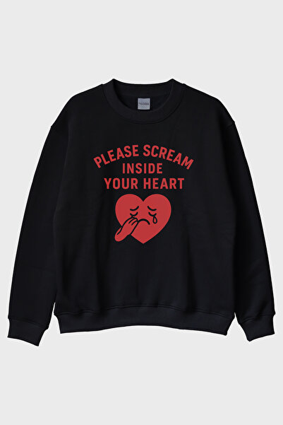 lofux Please Scream Inside Your Heart Title T-Shirt
