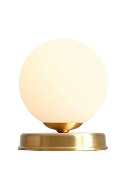 Aldex Lampă de masă din alamă, Aldex, Ball S, metal, E14, 14x14x17cm