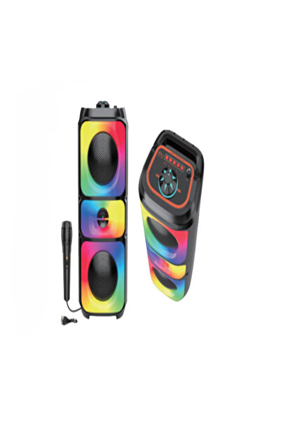 Rovitech Boxă portabilă Bluetooth, 200W, Bluetooth 5.3, 2 difuzoare de 4 inch...