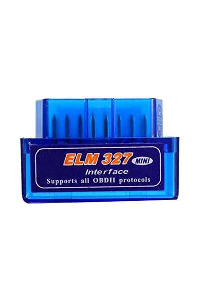 Generic جهاز فحص وتشخيص السيارات ELM 327 بتقنية البلوتوث، أزرق اللون، أبعاده ...