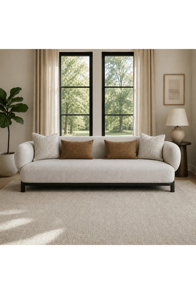 Roots Furniture أريكة صحراوية بلون رملي فاتح مقاس XL