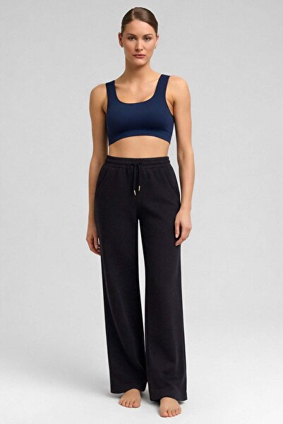 Aytuğ&Mısırlı Egyptian Women's Modal Straight-Leg Pants Anthracite
