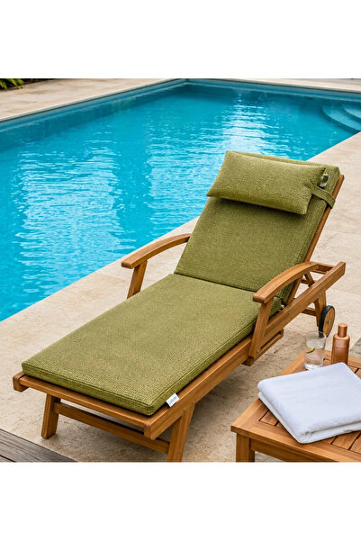 TextiLici Saltea Sezlong Premium 2 Segmente, Material Oxford 300g/mp, Husa De...