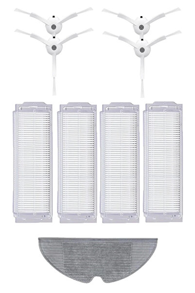 LİN GRUP Set de 9 piese de schimb compatibile cu aspiratorul robot Xiaomi Vac...
