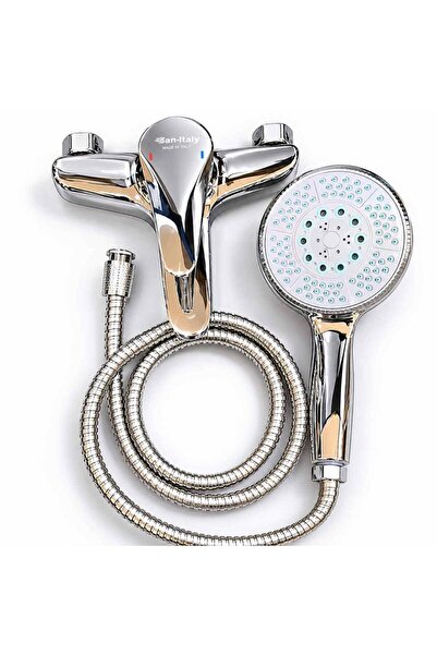Generic Shower Mixer Chrome with Speaker-Italian San-Italy