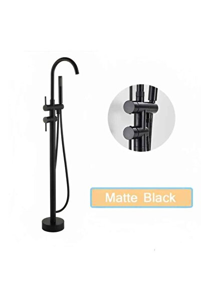 Generic Floor-Standing Bathtub Mixer Matte Black