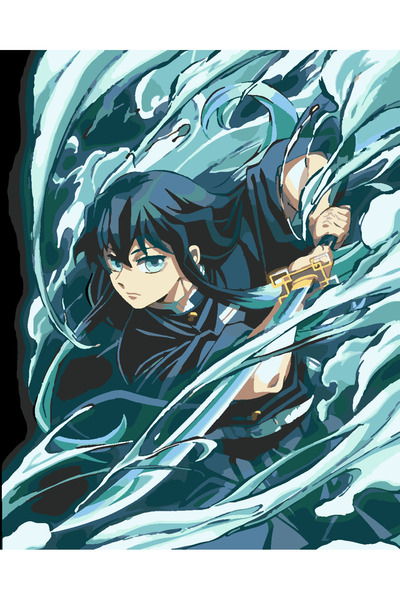 wombhobby Demon Slayer -Muichiro Tokito 50x65 cm (Tuvale Gerili)
