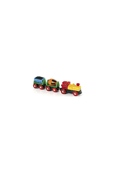 BRIO Tren electric mondial cu betonieră