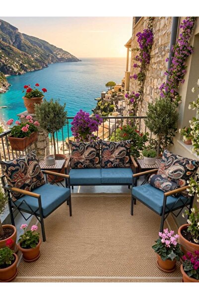 VELORAY MOBİLYA Bahçe Balkon minder kılıfı 55/60 ölçülerinde