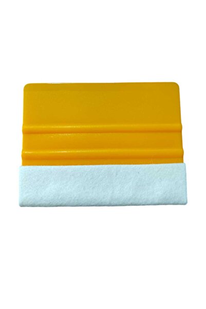 TakÇalıştır Wool Felted Square Ragle Foil Glass Film Drawing Apparatus Yellow