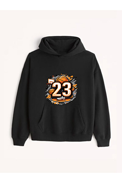 Let's Wear 26 Basketball Printed Premium Sweatshirt for Kids